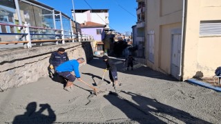 Babadağ Belediyesi Gazi Mahallesinde betonlama çalışmaları tamamlandı
