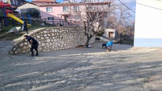 Babadağda yol iyileştirme çalışmaları sürüyor