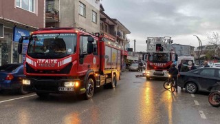 Bacadan yükselen dumanlar itfaiyeyi harekete geçirdi