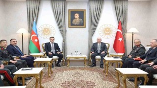 Bakan Güler, Azerbaycan Savunma Bakan Yardımcısı Gurbanovu kabul etti