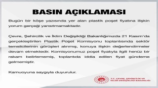 Bakanlıktan poşet fiyatıyla ilgili açıklama