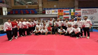 Balkan Taekwondo Şampiyonasında ikinci oldu