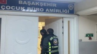 Başakşehirde drift atan çocuk yürekleri ağza getirdi