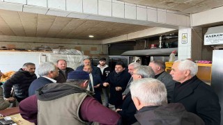 Başkan Adıgüzelden Sarıkamışta esnaf ziyareti
