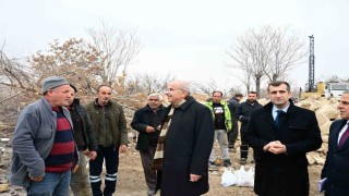 Başkan Er, Taştepe Mahallesi rezerv alanında incelemelerde bulundu