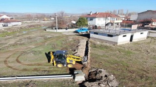 Başkan Hamamcı hayvan su içme oluğunu çiftçilerin hizmetine açtı