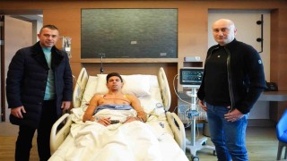 Başkan Hüseyin Yücelden Gabriel Paulistaya geçmiş olsun ziyareti