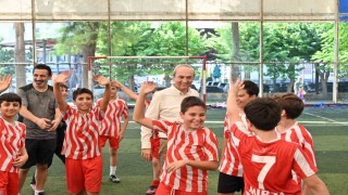 Başkan Kocagözden Başköye modern spor tesisi