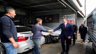 Başkan Mandalinci Turgutreis Sanayisini ziyaret etti