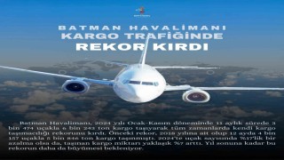 Batman Havalimanında kargo-yük trafiğinde tarihi rekor