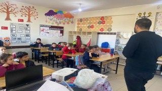 Batmanda köy okullarındaki öğrencilere ağız ve diş sağlığı eğitimi verildi