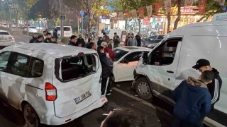 Batmanda zincirleme trafik kazası