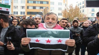 Batmandaki Suriyeliler Esed rejiminin düşmesini kutladı