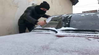 Bayburtta soğuk hava ve ayaz etkili oluyor
