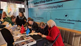 Beşiktaş Belediyesi Beltaş Kitap Kafede Altan ve Onur Öymeni ağırladı