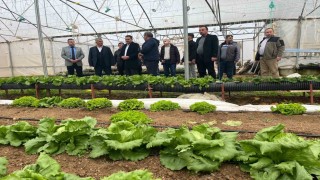 Beyşehirde yaz seraları üreticilerle buluşturuldu