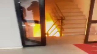 Binadaki trafo bomba gibi patladı