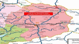 Bingöl-Erzurum karayolunun bir kısmı tır trafiğine kapandı