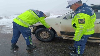 Bingöl jandarmadan trafik denetimi