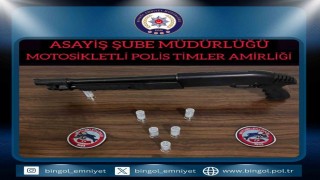 Bingölde 2 adet tüfek ele geçirildi
