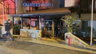 Bodrumda otel alev alev yandı
