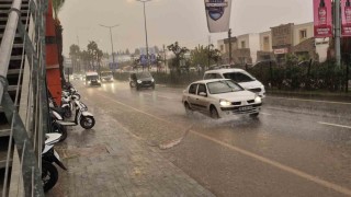 Bodrumda sağanak yağış etkili oldu