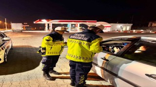 Bolvadinde jandarmadan trafik denetimi