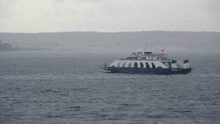 Bozcaada ve Gökçeadaya bugünkü tüm feribot seferleri iptal edildi