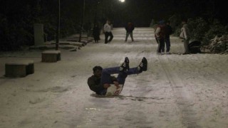Boztepe beyaz gelinliğini giydi