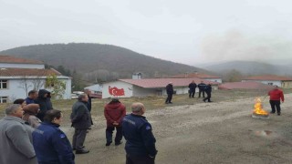 Bozüyük Belediyesi İtfaiyesinden Cezaevi personeline yangın eğitimi