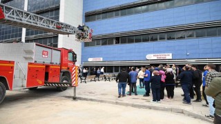 Bozüyük Belediyesi İtfaiyesinden hastane personeline yangın eğitimi