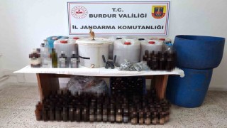 Burdurda kaçak içki operasyonu