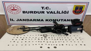 Burdurda kaçak kazı şüphelisi yakalandı