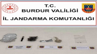 Burdurda üzerinde uyuşturucu ile yakalandı