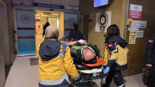 Bursada devrilen motosikletin sürücüsü ağır yaralandı