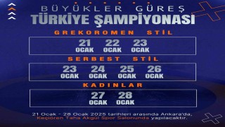 Büyükler Güreş Türkiye Şampiyonasının tarihi belli oldu