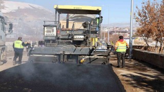 Büyükşehir ve Talastan Kepeze sıcak asfalt