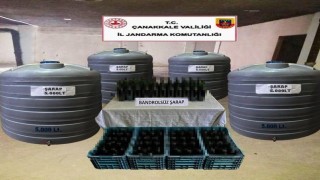 Çanakkalede 22 bin litre kaçak içki ele geçirildi
