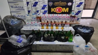 Çanakkalede yılbaşı öncesi kaçak içki operasyonu