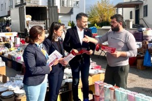 CHP Osmaniye İl Başkanı Yavuzer'den Pazar Çıkarması