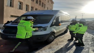 Çıldırda öğrenci servisleri denetlendi