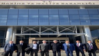Çopuroğlu; sanayicilerle birlikte Hazine ve Maliye Bakanlığında