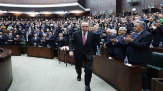 Cumhurbaşkanı Erdoğan: “Biz de Halepte, Şamda, Hamada, Humusta, Derada, Münbiçte özgür Suriye bayrağıyla ay yıldızlı bayrağımızı yan yana gördükçe şad oluyoruz”