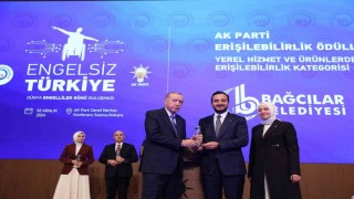 Cumhurbaşkanı Erdoğandan Bağcılar Belediyesine “Erişilebilirlik” ödülü