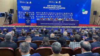 Cumhurbaşkanı Yardımcısı Yılmaz ve Bakanlar, Şanlıurfada GAP Eylem Planı Toplantısına katıldı