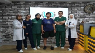 Depremzede Evrimin sessiz dünyasında protez sevinci