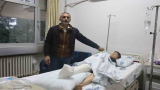 Diyarbakırda köpek saldırısına uğrayan çocuğun bacağına platin takıldı