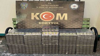 Dörtyolda kaçak sigara operasyonu