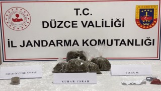 Düzcede jandarmadan uyuşturucu operasyonu: 1 kişi tutuklandı