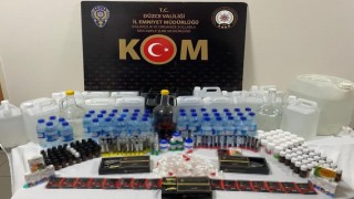 Düzcede yılbaşı öncesi kaçak içki, makaron ve tütün operasyonu